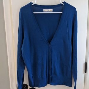 Dark blue cardigan